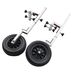 No Drill Wheels for inflatable boat V1.