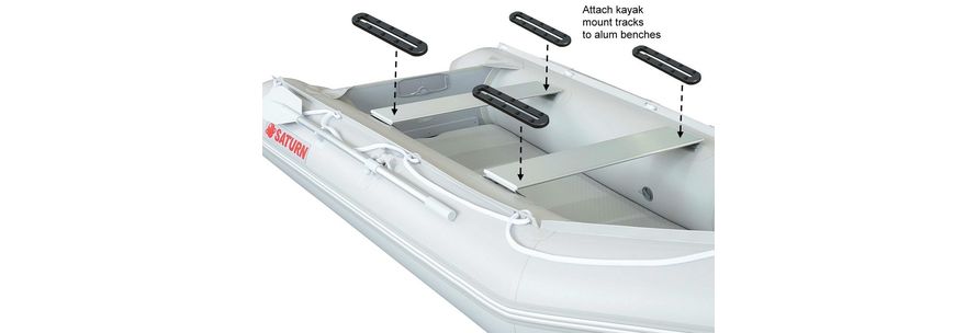 How to use kayak gear track on inflatable boat How to use kayak gear track on inflatable boat