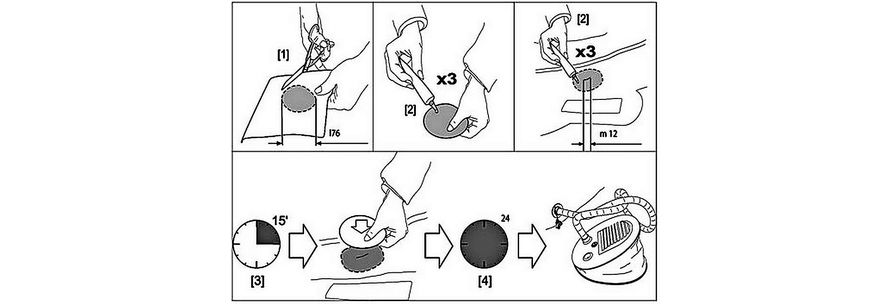 how to fix leak in inflatable boat