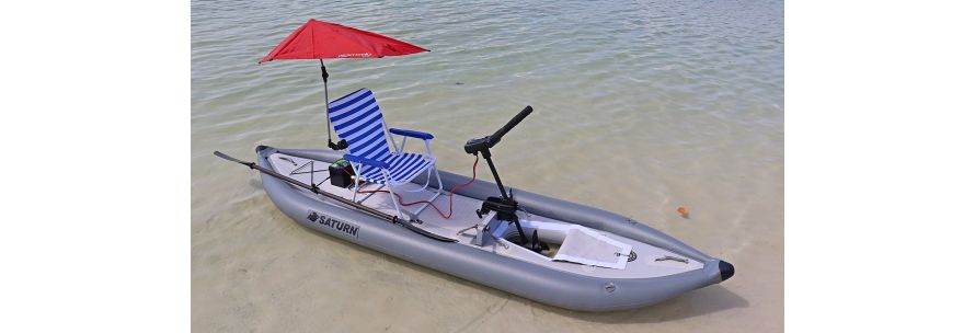 Electric inflatable kayak EK365